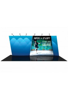 Flip-03 Normal View Tension Fabric Displays/Exhibit Kits - Flip 20ft Exhibit Kits