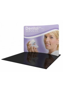 Formulate Essential 10ft Horizontal Curve Tension Fabric Displays - Formulate Essential 10ft Horizontal Curve