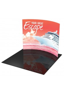 Formulate 10 feet Horizontal Curve HC1 Tension Fabric Displays/Backwalls - Formulate 10 feet Horizontal Curve