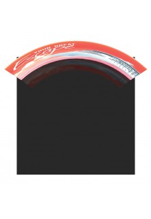 Formulate 10 feet Horizontal Curve Top View Tension Fabric Displays/Backwalls - Formulate 10 feet Horizontal Curve