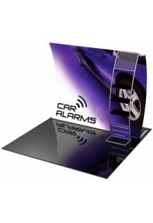 Formulate 10ft Vertical Curve VC10 Tension Fabric Displays - Formulate 10ft Vertical Curve