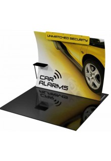 Formulate 10ft Vertical Curve VC2 Tension Fabric Displays - Formulate 10ft Vertical Curve
