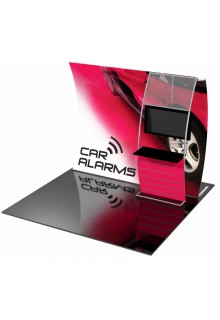 Formulate 10ft Vertical Curve VC7 Tension Fabric Displays - Formulate 10ft Vertical Curve