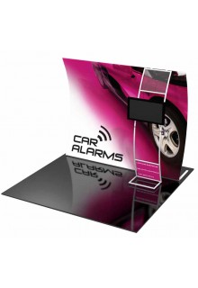 Formulate 10ft Vertical Curve VC8 Tension Fabric Displays - Formulate 10ft Vertical Curve