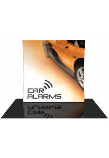 Formulate 8' Vertical Curve Tension Fabric Displays/Backwalls - Formulate 8' Vertical Curve