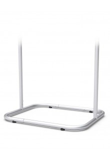 Tubular base comes in 4 pieces for easy transportation Harmony portable fabric banner stand with tubular base