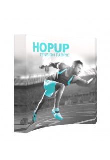 3x3 Curved frame with end-cap graphic 3x3 Curved frame with end-cap graphic