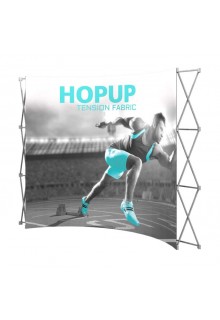 Curved frame Tension Fabric Displays - HopUp Display 4x3 Graphic Kit