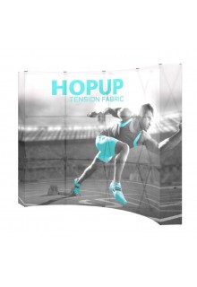 With full graphic Tension Fabric Displays - HopUp Display 4x3 Graphic Kit