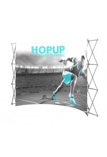HopUp Display 5x3 Graphic Kit Curved frame Tension Fabric Displays - HopUp Display 5x3 Graphic Kit