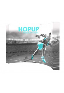 HopUp Display 5x3 Graphic Kit Curved frame with full graphic Tension Fabric Displays - HopUp Display 5x3 Graphic Kit