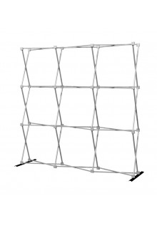 3x3 frame Tension Fabric Displays - HopUp Display 3x3 Graphic Kit