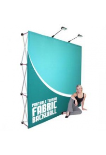 HopUp Displays 3x3 no end cap with 2 of optional Lumina flood lights HopUp Displays 3x3 no end cap with 2 of optional Lumina flood lights