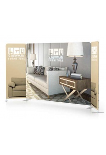 20' tradeshow booth model shown sided panels set angled 20' tradeshow booth model shown sided panels set angled.