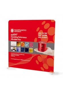 8ft. straight backwall with pillowcase graphic 8ft. straight backwall with pillowcase graphic