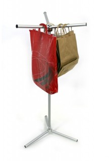 Maximum load: 24 lbs. Oasis exhibit bag stand