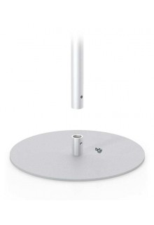 11 inch round base, silver 11-inch silver round base for shopping bag stand tradeshow