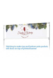 Up to 8' long banner can be used Presentation table header banner display hardware