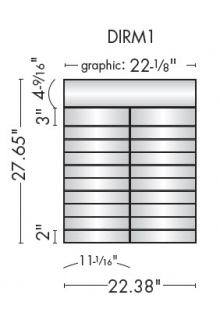 DIRM1 Directory sign frames DIRM Series