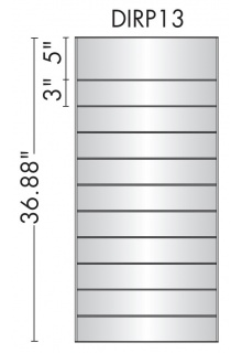 DIRP 13 Wayfinding Directory sign up to 16 inserts
