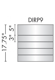 DIRP9 Curved Hanging Directory Wayfinding Signs