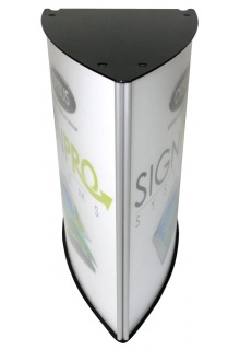 wall or ceiling mount Hanging Wayfinding curved Triangular Projecting sign Frame