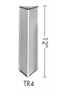 TR4 Hanging Wayfinding Signs Triangular Projecting Frames (Flat) TR4