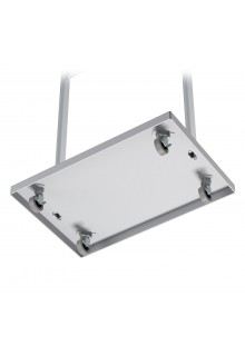 Heavy duty metal base with four casters Portable poster sign holder with heavy duty metal base with four casters