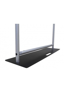 Black weighted steel base plate Black weighted steel base plate for tension fabric banner stand